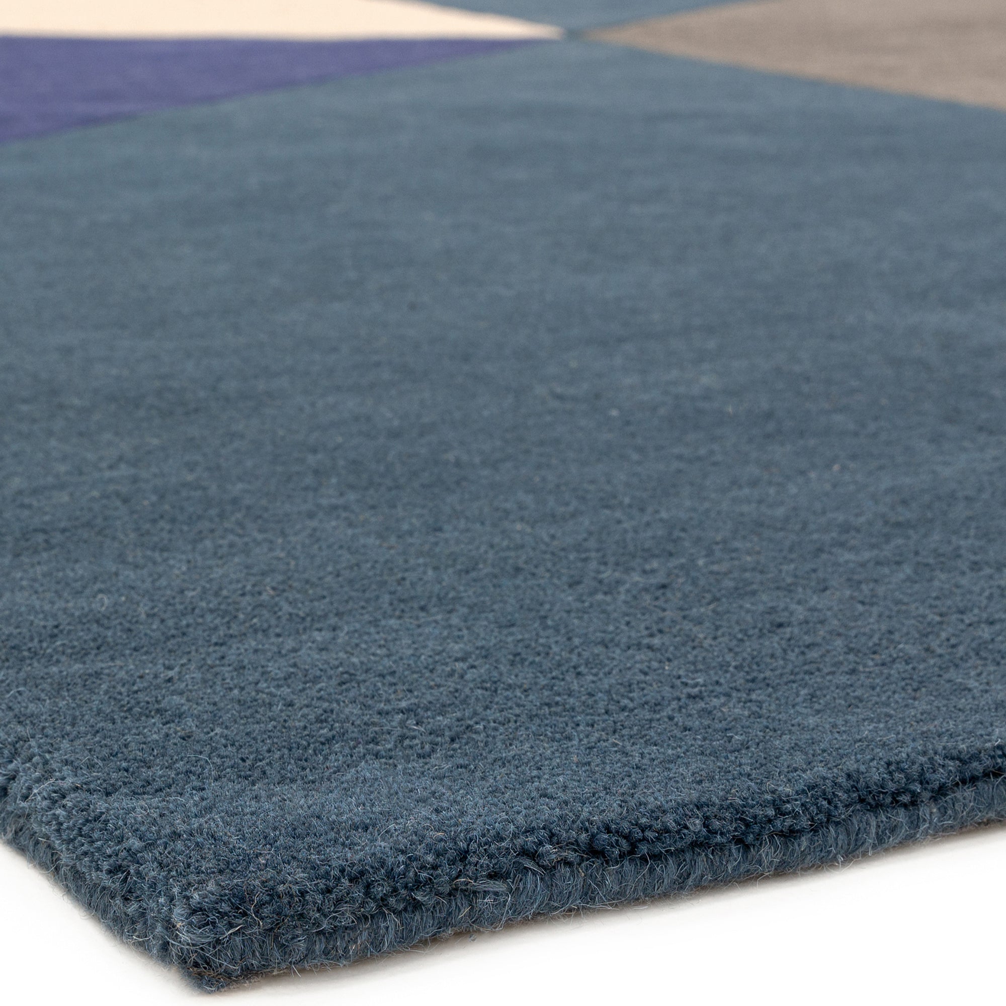 Alfombra Reef RF13 gran geométrica azul