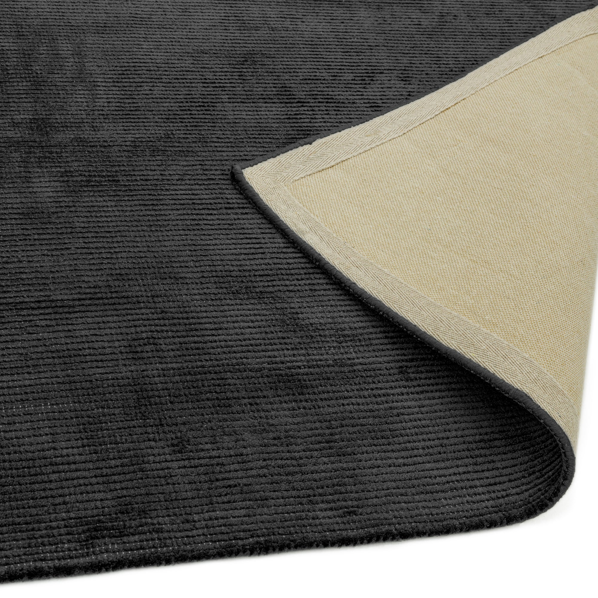 Reko Charcoal Textured Rug