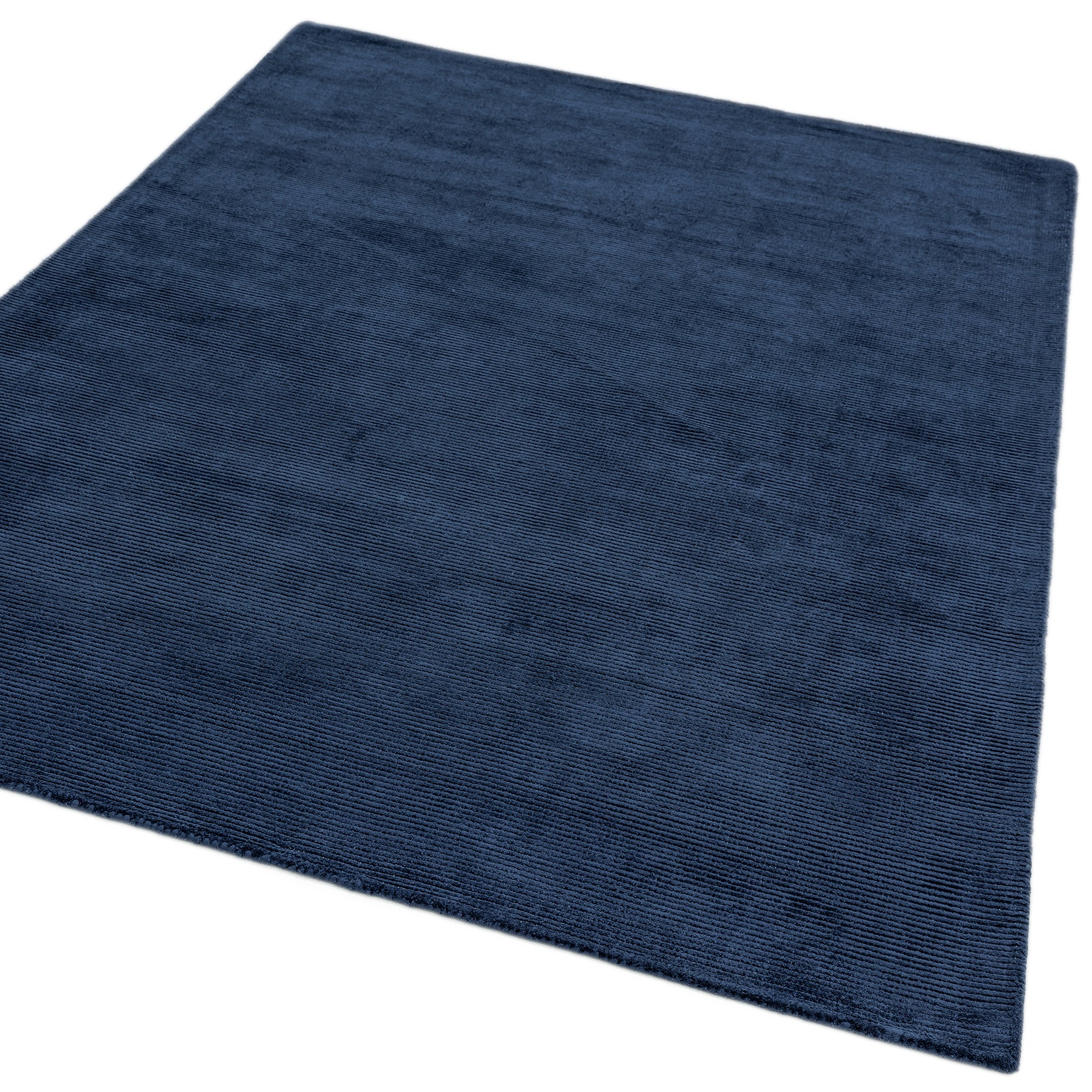 Alfombra Reko azul marino texturizada