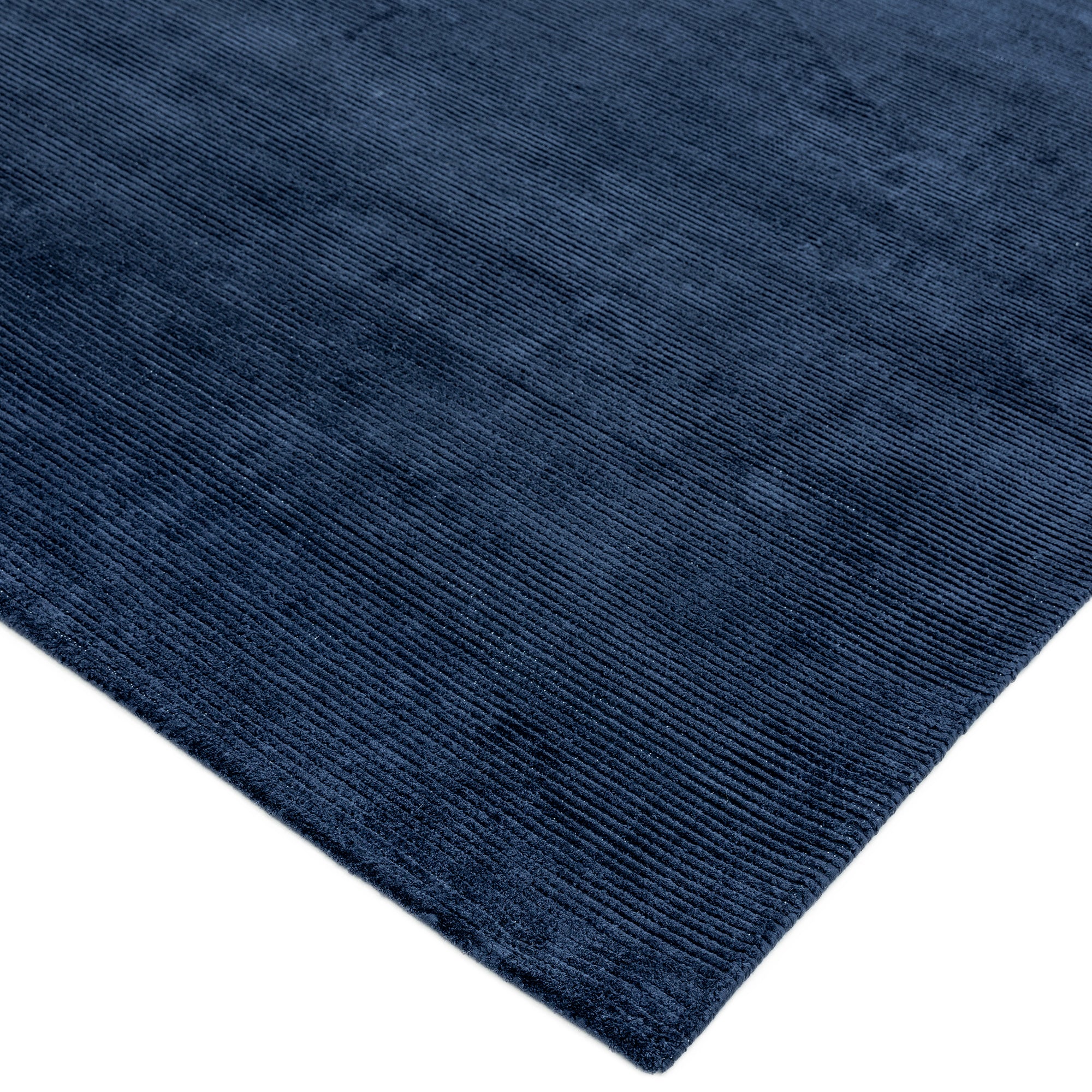 Alfombra Reko azul marino texturizada