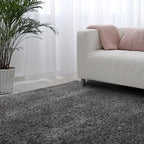 Alfombra Ritchie gris suave y peluda