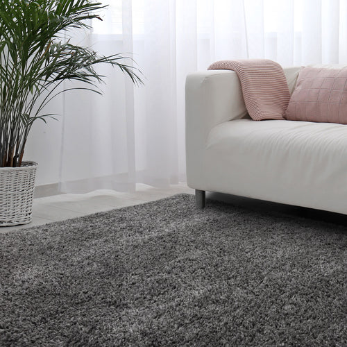 Ritchie Grey Soft Touch Shaggy Rug