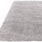 Alfombra Ritchie gris claro suave y peluda