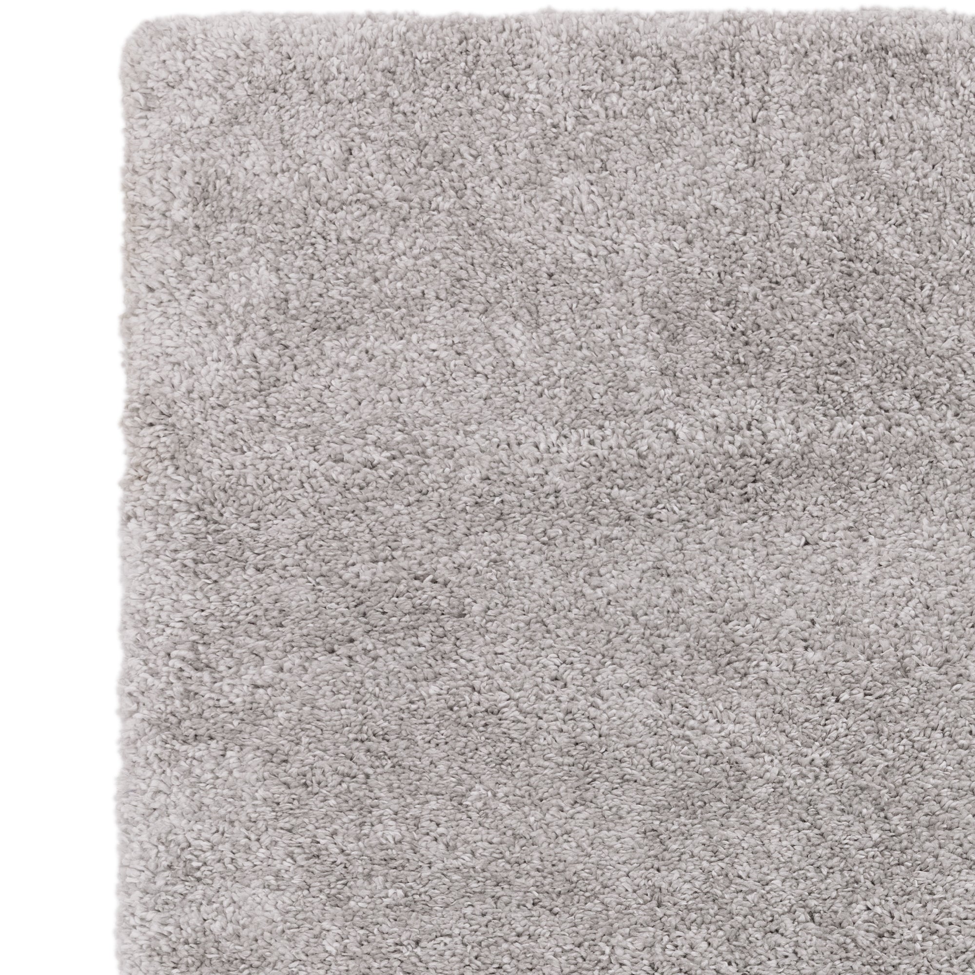 Alfombra Ritchie gris claro suave y peluda