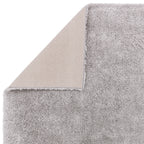 Alfombra Ritchie gris claro suave y peluda