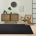Sisal Black/Black Border Rug