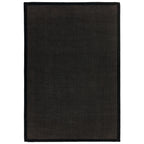Sisal Black/Black Border Rug