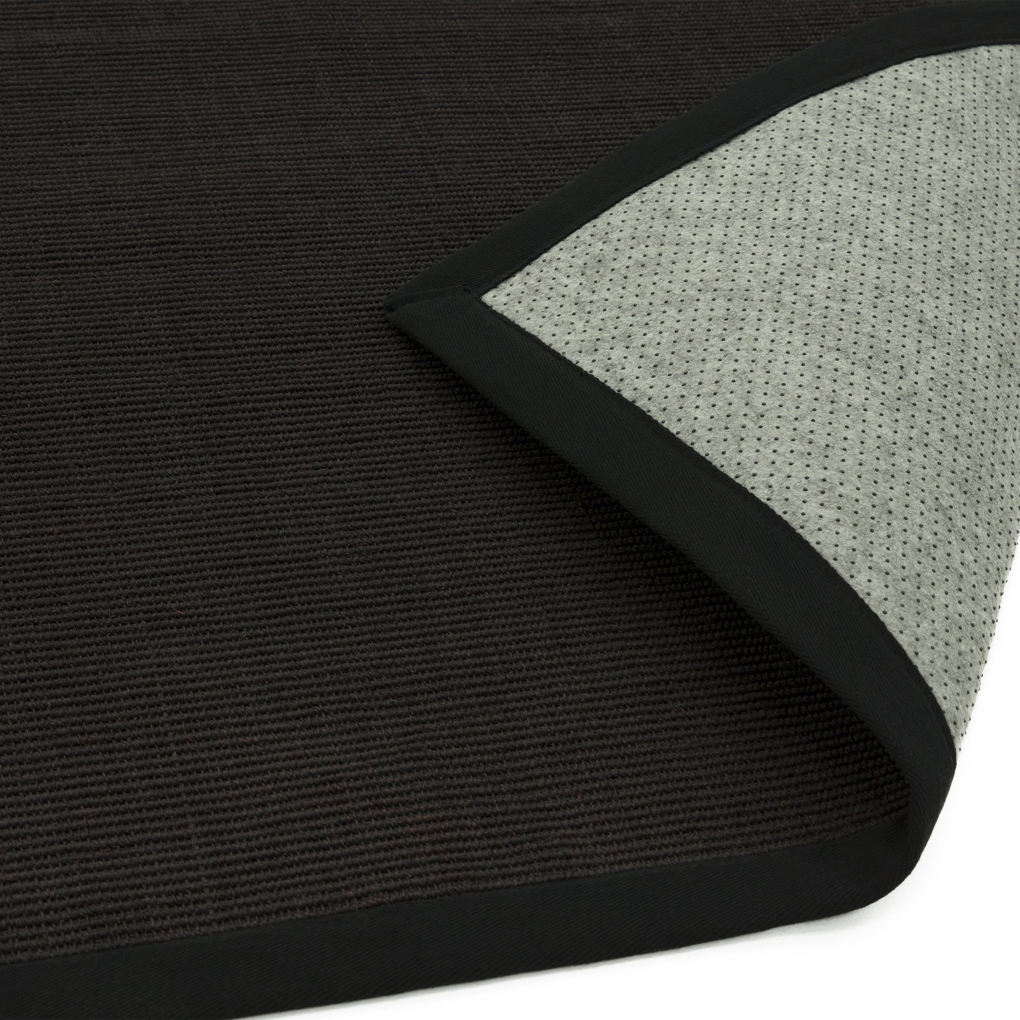 Sisal Black/Black Border Rug
