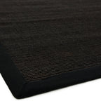 Sisal Black/Black Border Rug