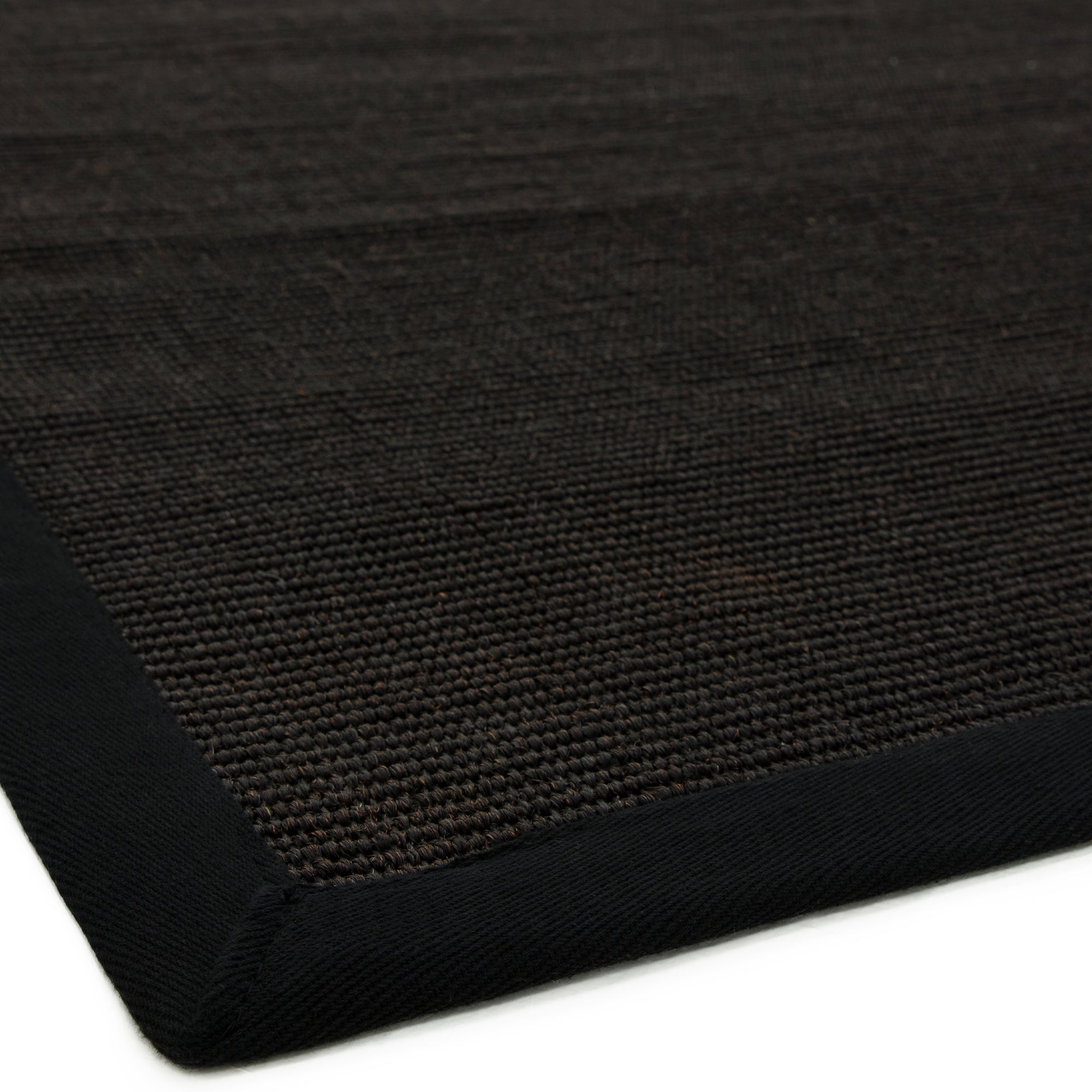 Sisal Black/Black Border Rug