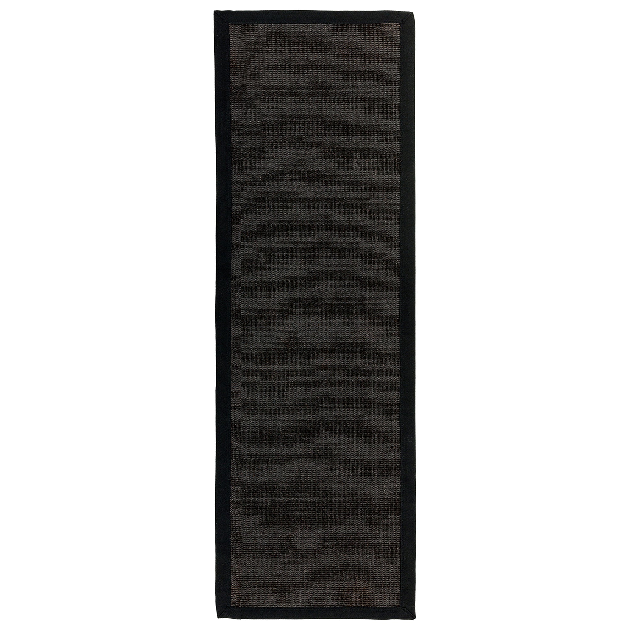 Sisal Black/Black Border Rug