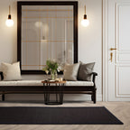Sisal Black/Black Border Rug