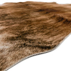 Texas Faux Cowhide Brown Rug