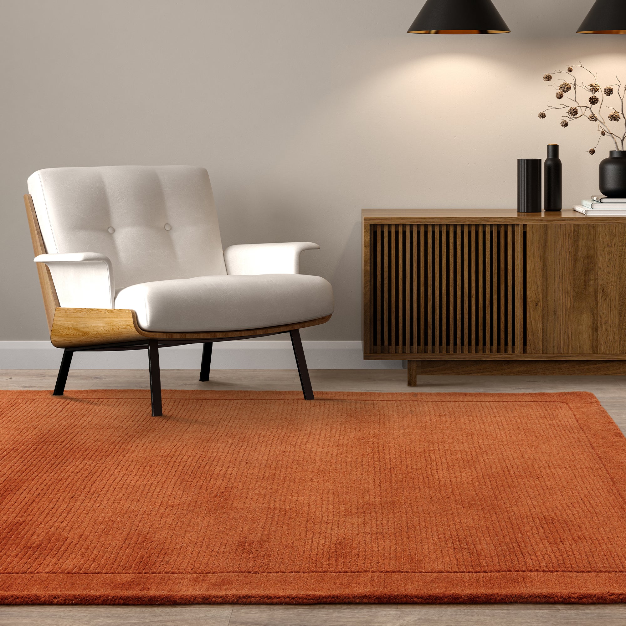 York Terracotta Rug