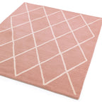 Alfombra Albany Diamante Rosa