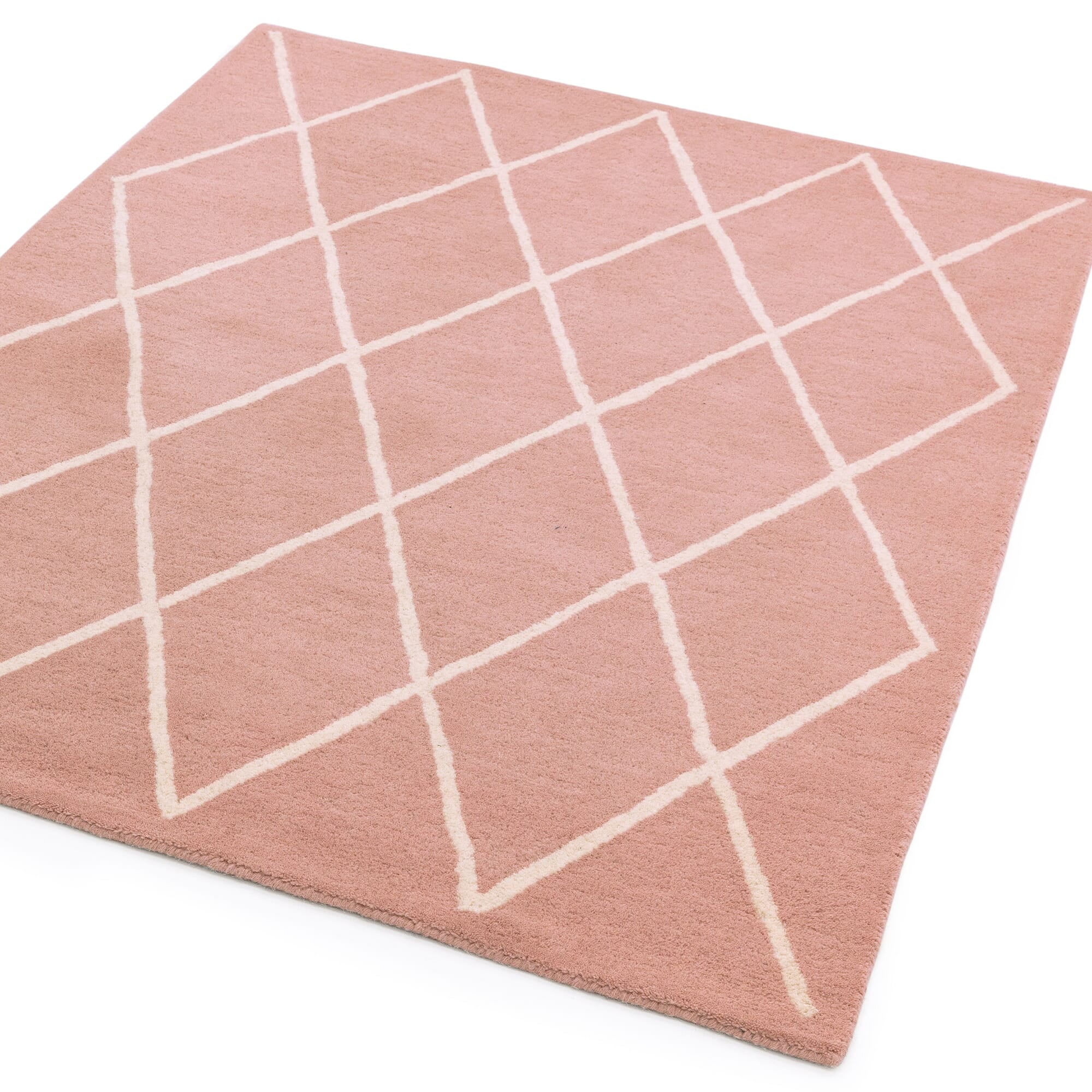Alfombra Albany Diamante Rosa