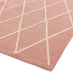 Alfombra Albany Diamante Rosa