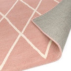 Alfombra Albany Diamante Rosa