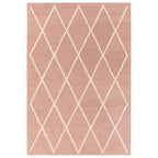 Alfombra Albany Diamante Rosa