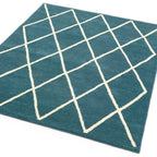 Alfombra Albany Diamante Turquesa