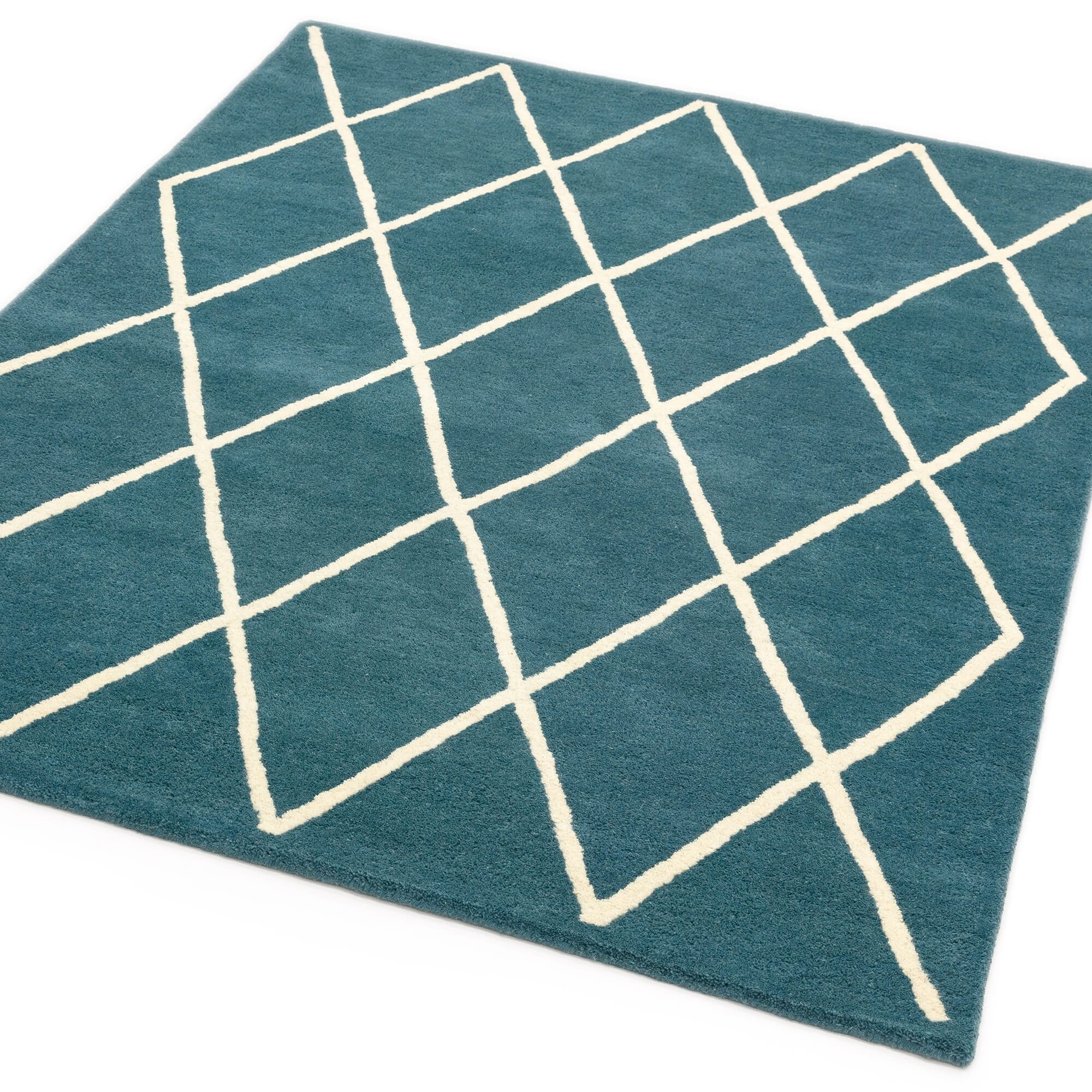 Alfombra Albany Diamante Turquesa