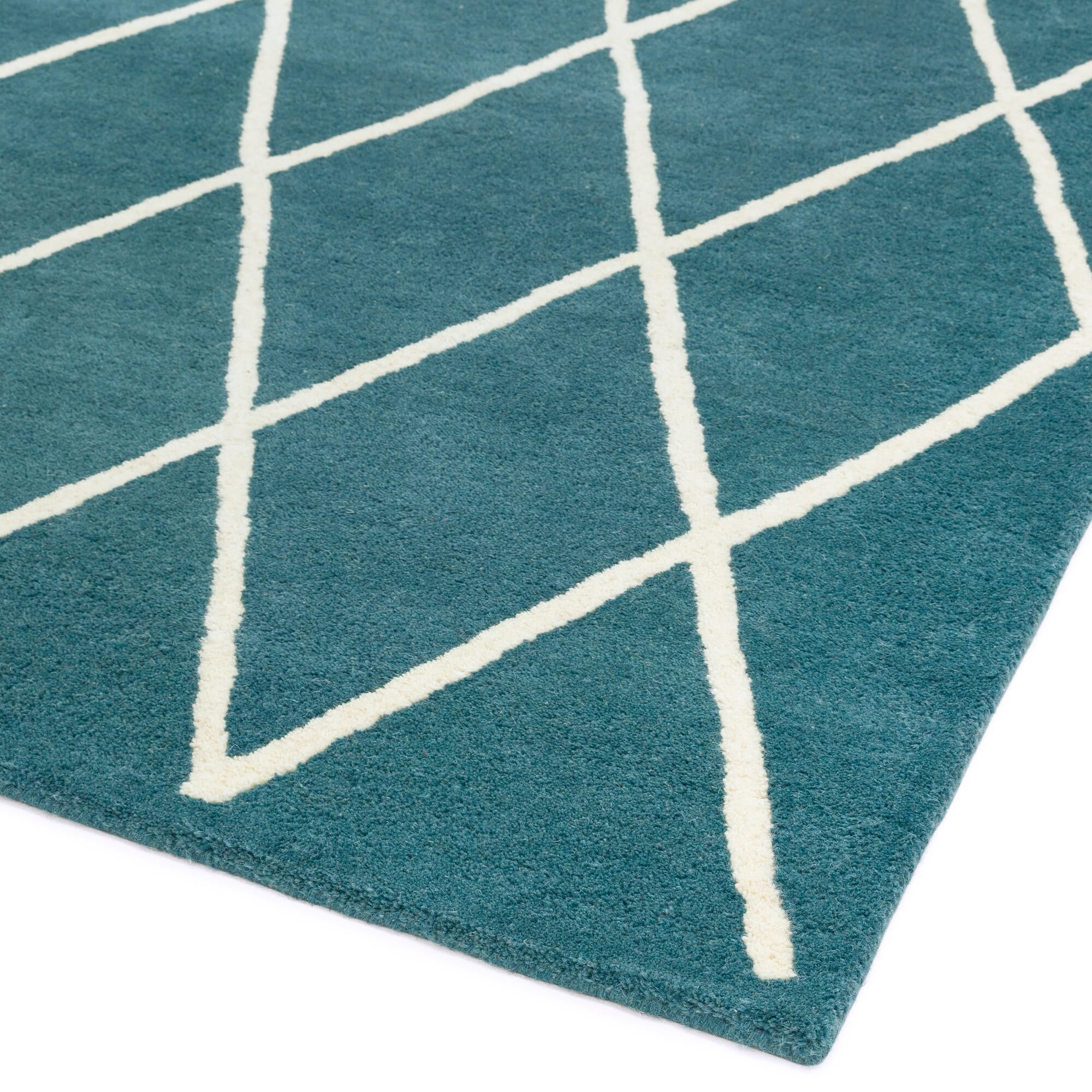 Alfombra Albany Diamante Turquesa