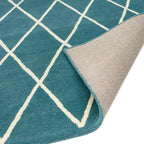Alfombra Albany Diamante Turquesa