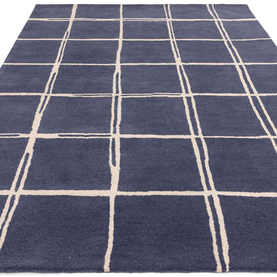 Albany Grid Marine Rug