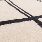 Alfombra Albany Cuadrícula Monocromo