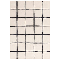 Alfombra Albany Cuadrícula Monocromo