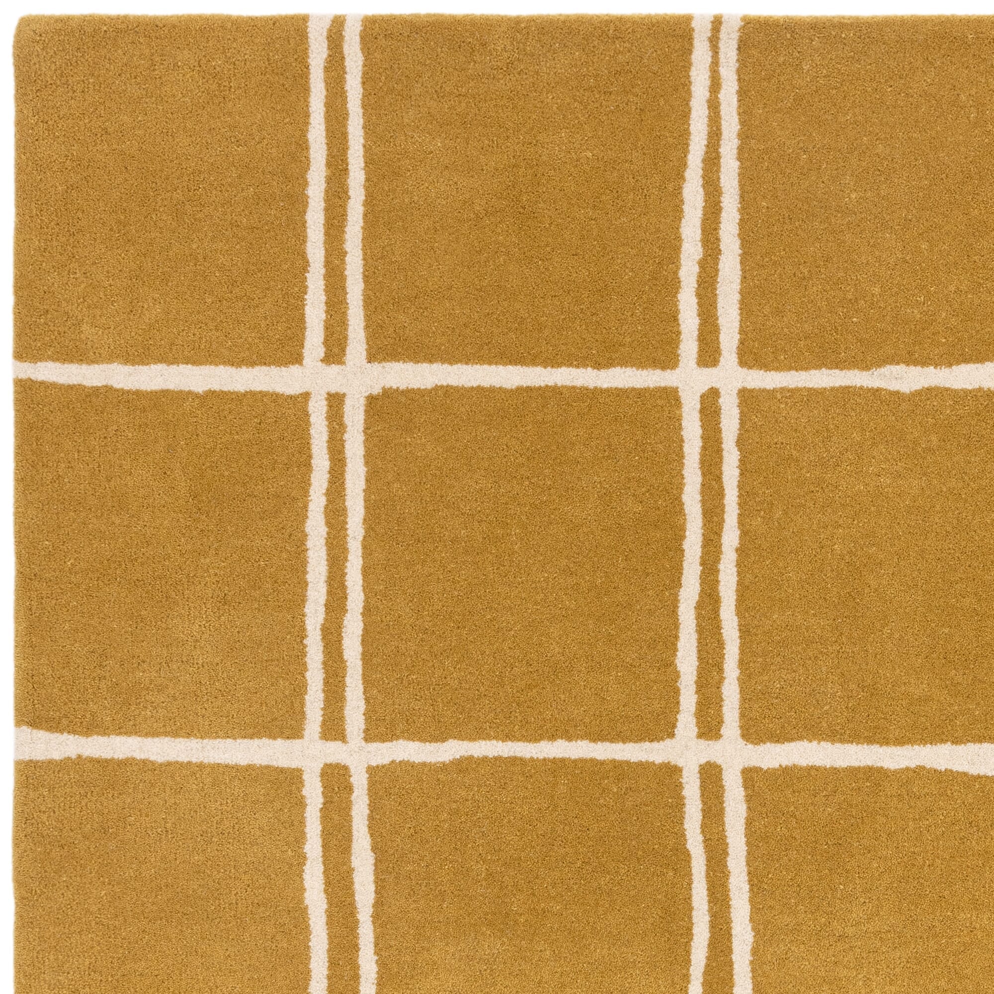 Albany Grid Gold Rug