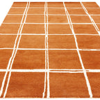 Alfombra Albany Cuadrícula Óxido
