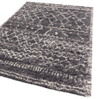 Alfombra Marroquí Alto Gris y Crema AL05