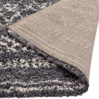 Alfombra Marroquí Alto Gris y Crema AL05