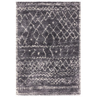 Alfombra Marroquí Alto Gris y Crema AL05