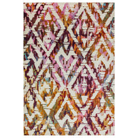 Alfombra Amelie Diamond Tejido Plano Multicolor AM01