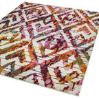 Alfombra Amelie Diamond Tejido Plano Multicolor AM01