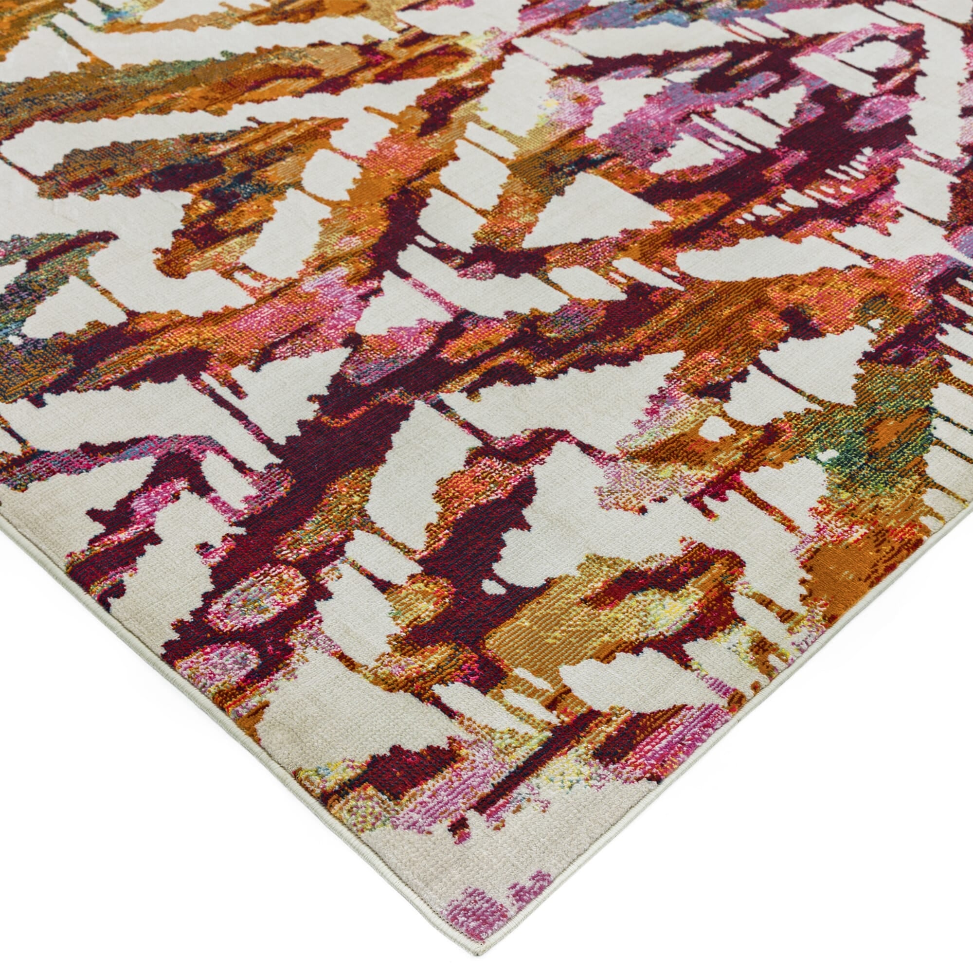 Alfombra Amelie Diamond Tejido Plano Multicolor AM01