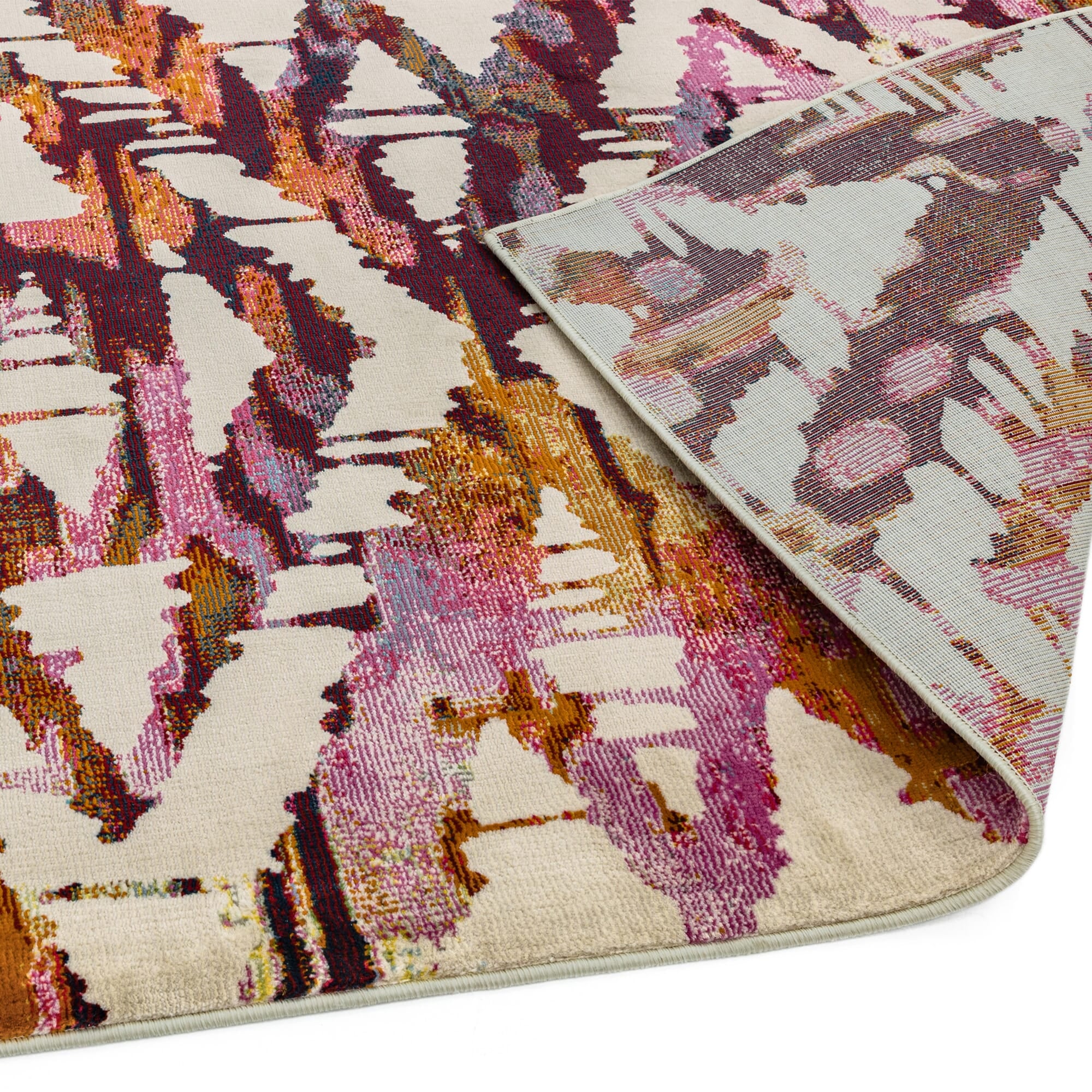 Alfombra Amelie Diamond Tejido Plano Multicolor AM01
