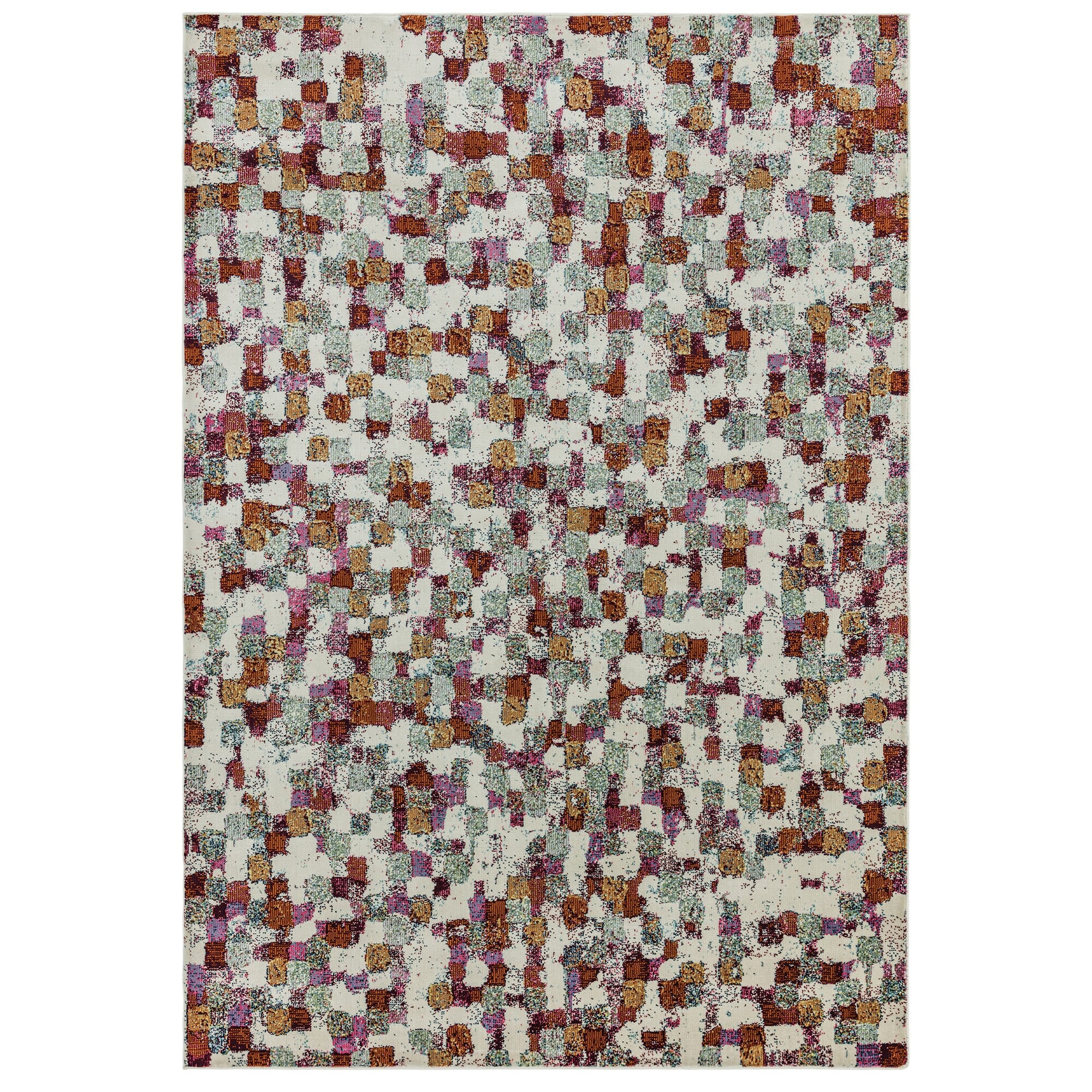 Alfombra Amelie Pixel Tejido Plano Multicolor AM09