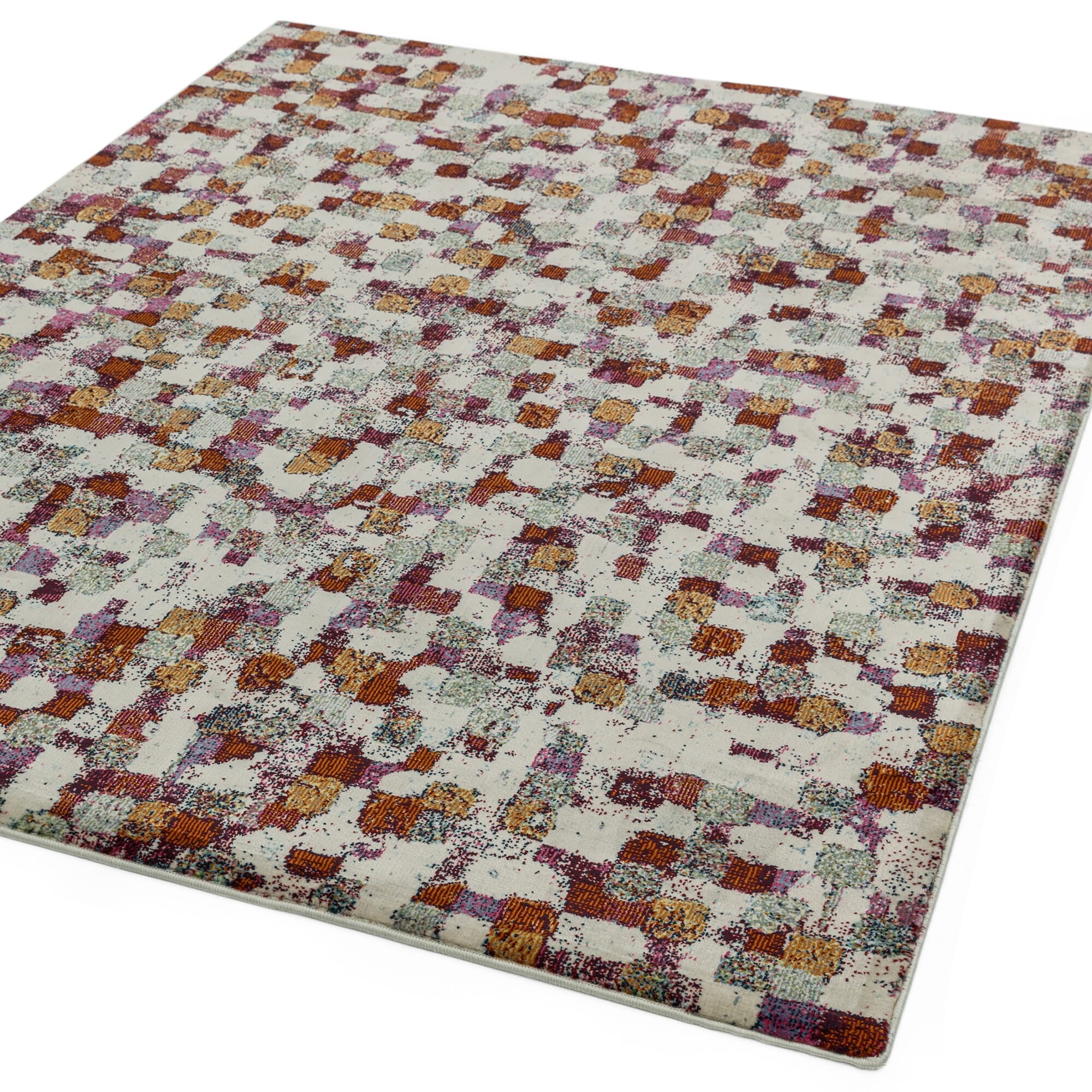 Alfombra Amelie Pixel Tejido Plano Multicolor AM09