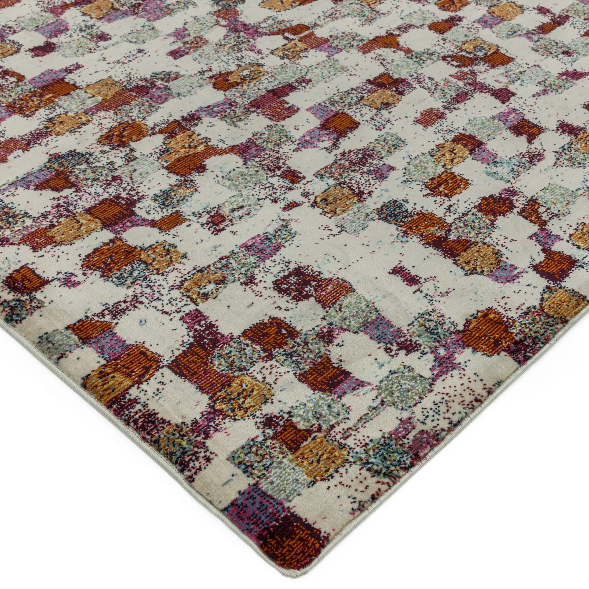 Alfombra Amelie Pixel Tejido Plano Multicolor AM09