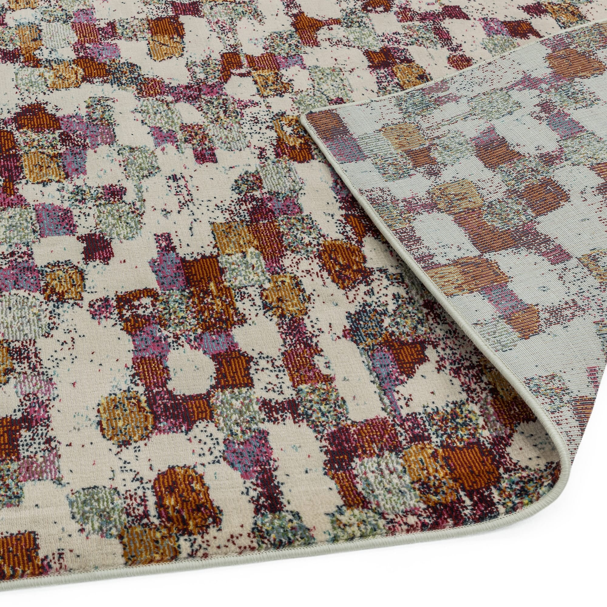Alfombra Amelie Pixel Tejido Plano Multicolor AM09