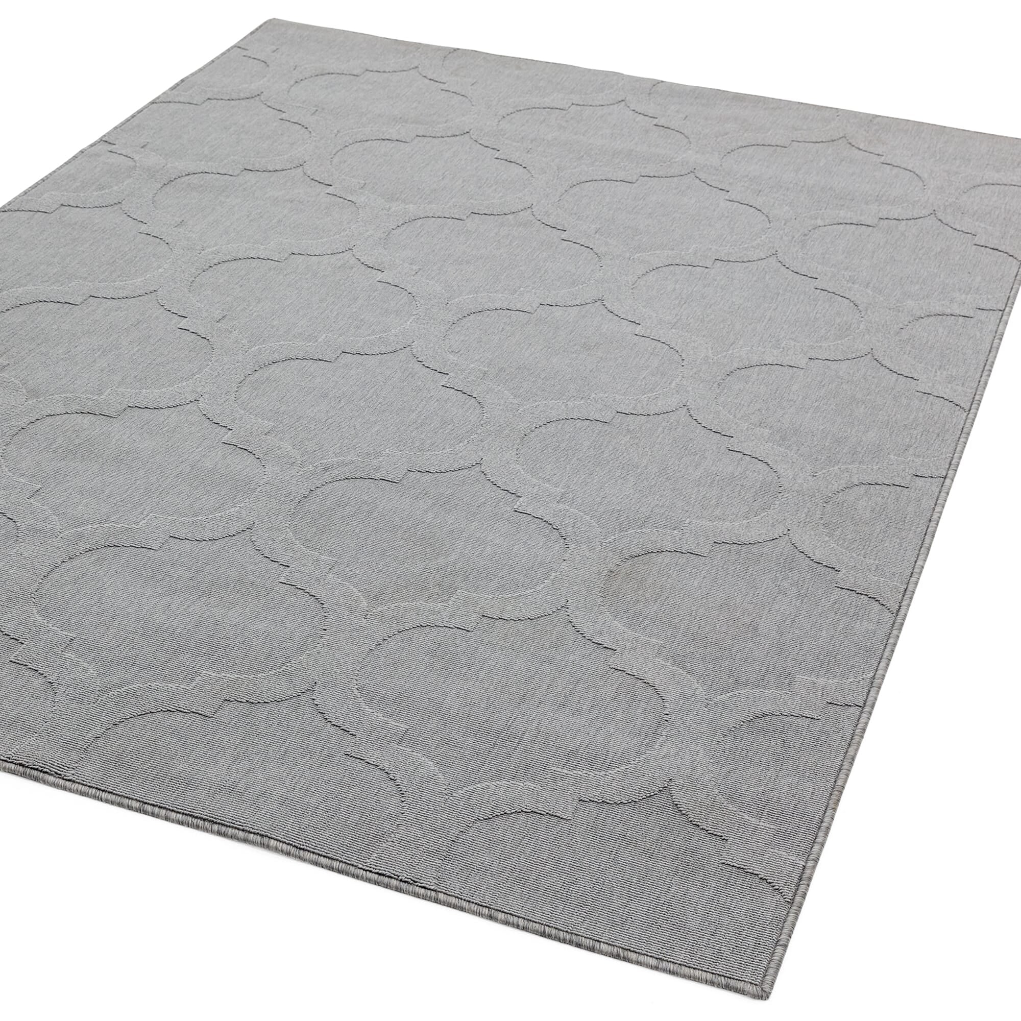 Antibes Grey Trellis Indoor/Outdoor Rug AN01