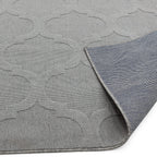 Alfombra Antibes Gris Enrejado Interior/Exterior AN01  