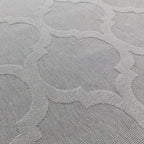 Alfombra Antibes Gris Enrejado Interior/Exterior AN01  