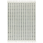 Ariana Grey Dotty Shaggy Moroccan Rug AR05