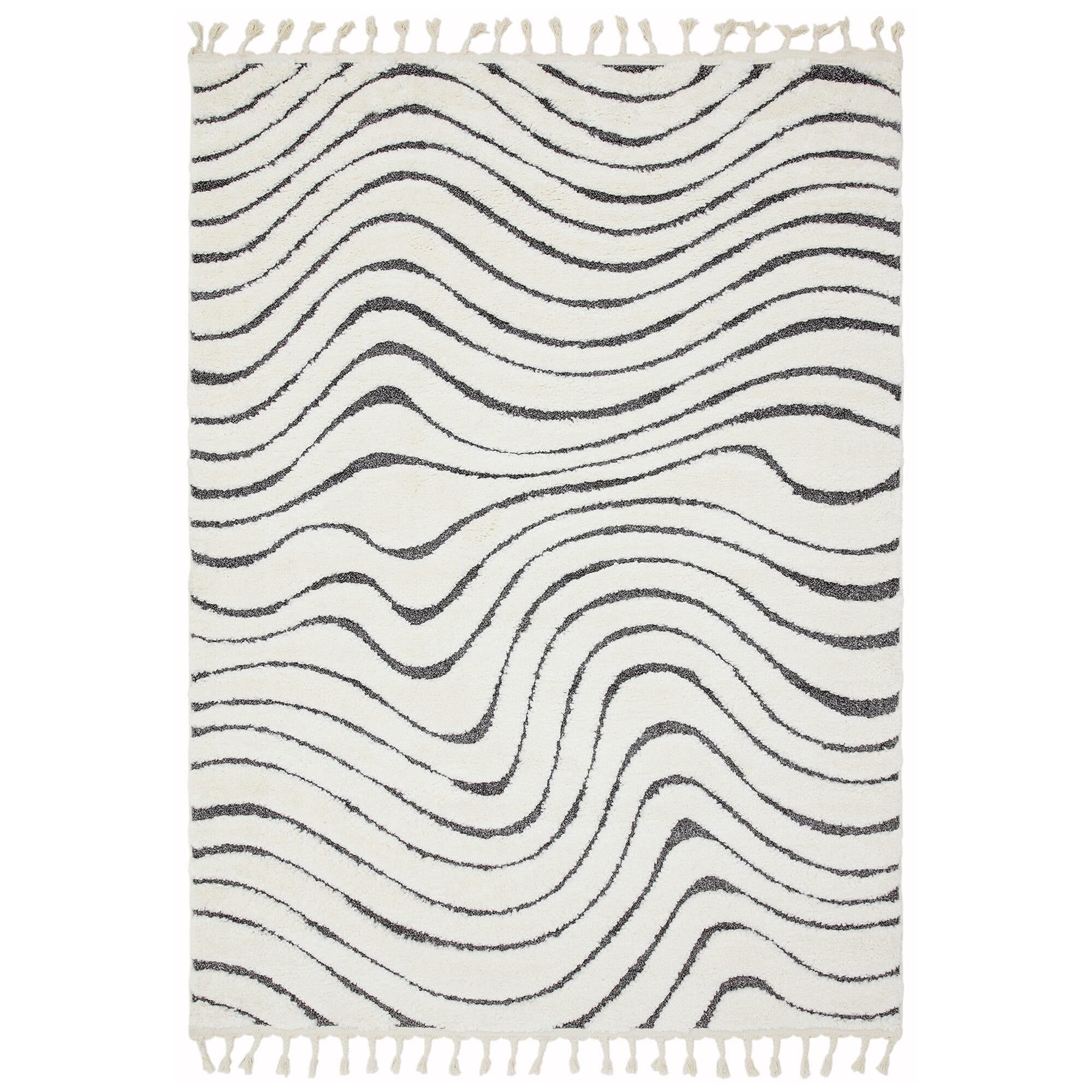 Ariana Ripple Shaggy Moroccan Rug AR10