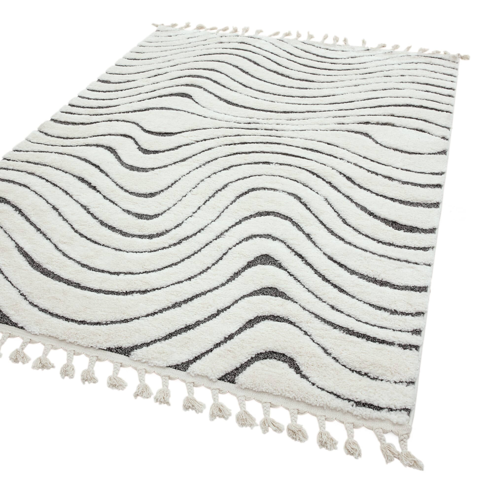 Alfombra marroquí Ariana Ripple Shaggy AR10