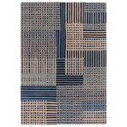 Alfombra Aspecto Azul Multicolor  